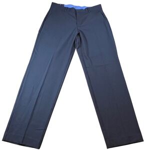 IZOD Boys Indigo Blue Flat Front Stretch Dress Pants Husky Size 14 Z8D0052